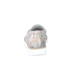 Waldläufer – Loafer aus geprägtem Leder multicolor