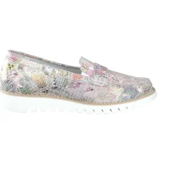 Waldläufer – Loafer aus geprägtem Leder multicolor
