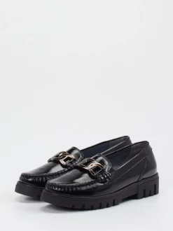 Waldläufer – Loafer aus Lackleder schwarz