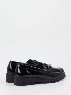 Waldläufer – Loafer aus Lackleder schwarz