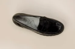 Waldläufer – Loafer aus Lackleder Schwarz