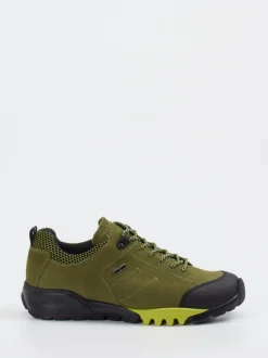 Waldläufer – Outdoor-Sneaker aus Veloursleder olivgrün