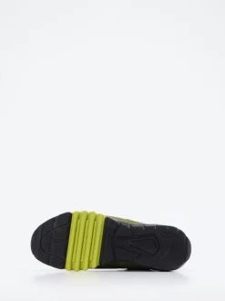 Waldläufer – Outdoor-Sneaker aus Veloursleder olivgrün