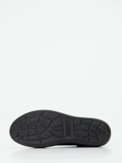 Waldläufer – Plateau-Sneaker aus Metallicleder grün