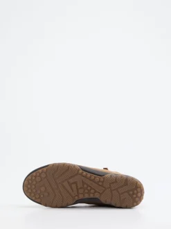 Waldläufer – Schnürboots aus Veloursleder camelbraun