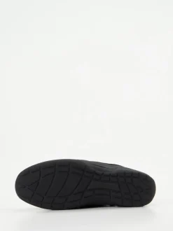 Waldläufer – Schnürboots aus Veloursleder schwarz