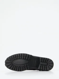 Waldläufer – Schnürboots aus Veloursleder Pflaume