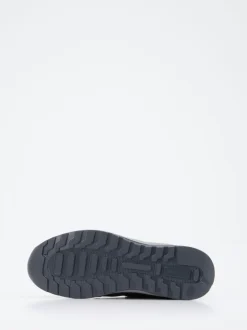 Waldläufer – Schnürschuh aus Veloursleder marineblau
