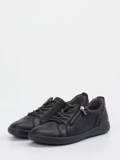 Waldläufer – Schnürschuhe aus Kalbleder schwarz