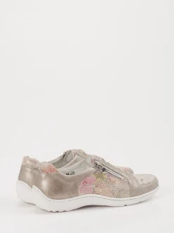 Waldläufer – Schnürschuhe aus Leder-Mix Pastelloptik