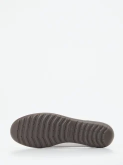 Waldläufer – Slipper aus Kalbleder Weiß