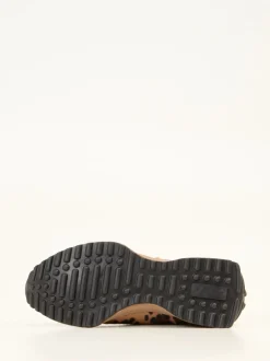 Waldläufer – Sneaker aus Veloursleder mit Leoprint