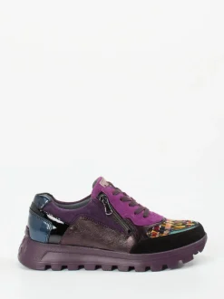 Waldläufer – Sneaker aus Veloursleder Multicolor