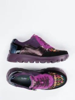 Waldläufer – Sneaker aus Veloursleder Multicolor