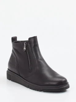 Waldläufer – Stiefeletten aus Kalbleder schwarz