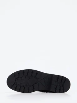 Waldläufer – Stiefeletten aus Lackleder Schwarz