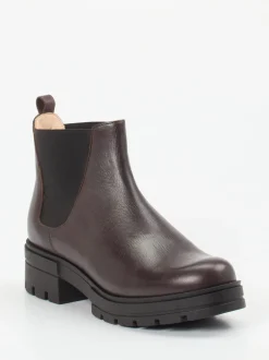 Werner – Chelsea Boots aus Kalbleder Dunkelbraun