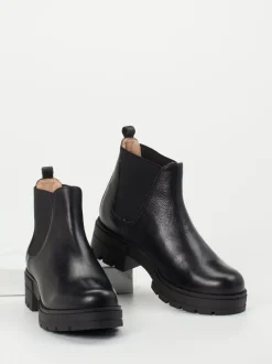 Werner – Chelsea Boots aus Kalbleder Schwarz