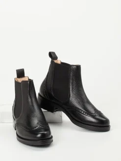 Werner – Chelsea Boots aus Kalbleder Schwarz