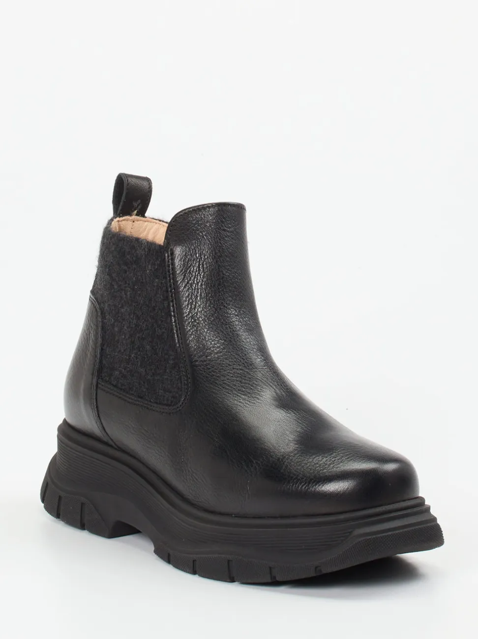 Werner – Chelsea-Stiefelette aus Lammleder Schwarz