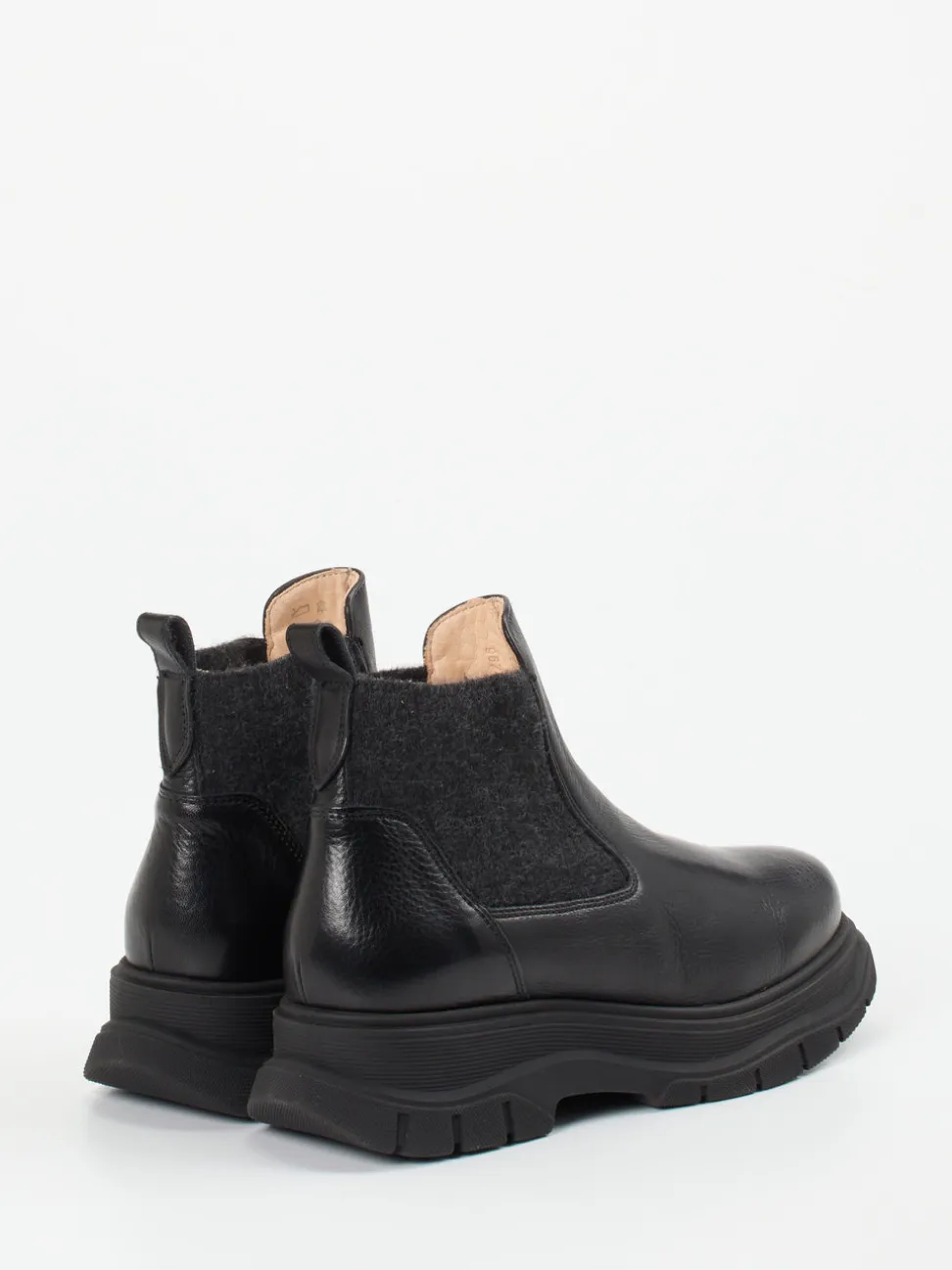 Werner – Chelsea-Stiefelette aus Lammleder Schwarz