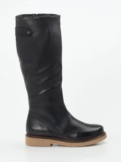 Werner – kniehohe Stiefel aus Kalbleder schwarz