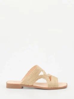 Werner – Pantolette aus Jute in Naturfaser-Optik