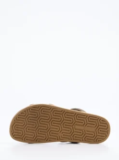 Werner – Pantolette aus Kalbleder in Taupe