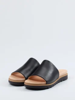 Werner – Pantolette aus Kalbleder schwarz