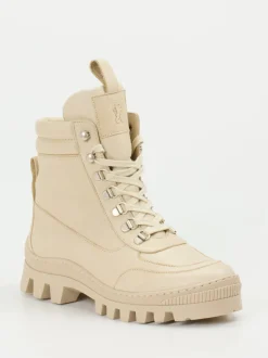 Werner – Schnürboots aus Kalbleder in Beige
