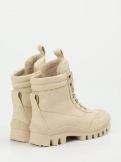 Werner – Schnürboots aus Kalbleder in Beige