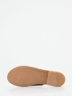 Werner – Slingback-Sandale aus Kalbleder Braun