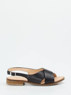 Werner – Slingback-Sandale aus Kalbleder schwarz