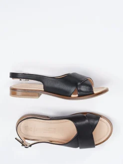 Werner – Slingback-Sandale aus Kalbleder schwarz
