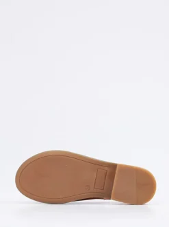 Werner – Slingback-Sandalen aus Kalbleder ziegelrot