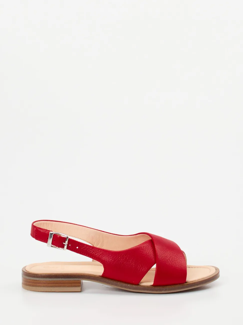 Werner – Slingback-Sandalen aus Kalbleder rot