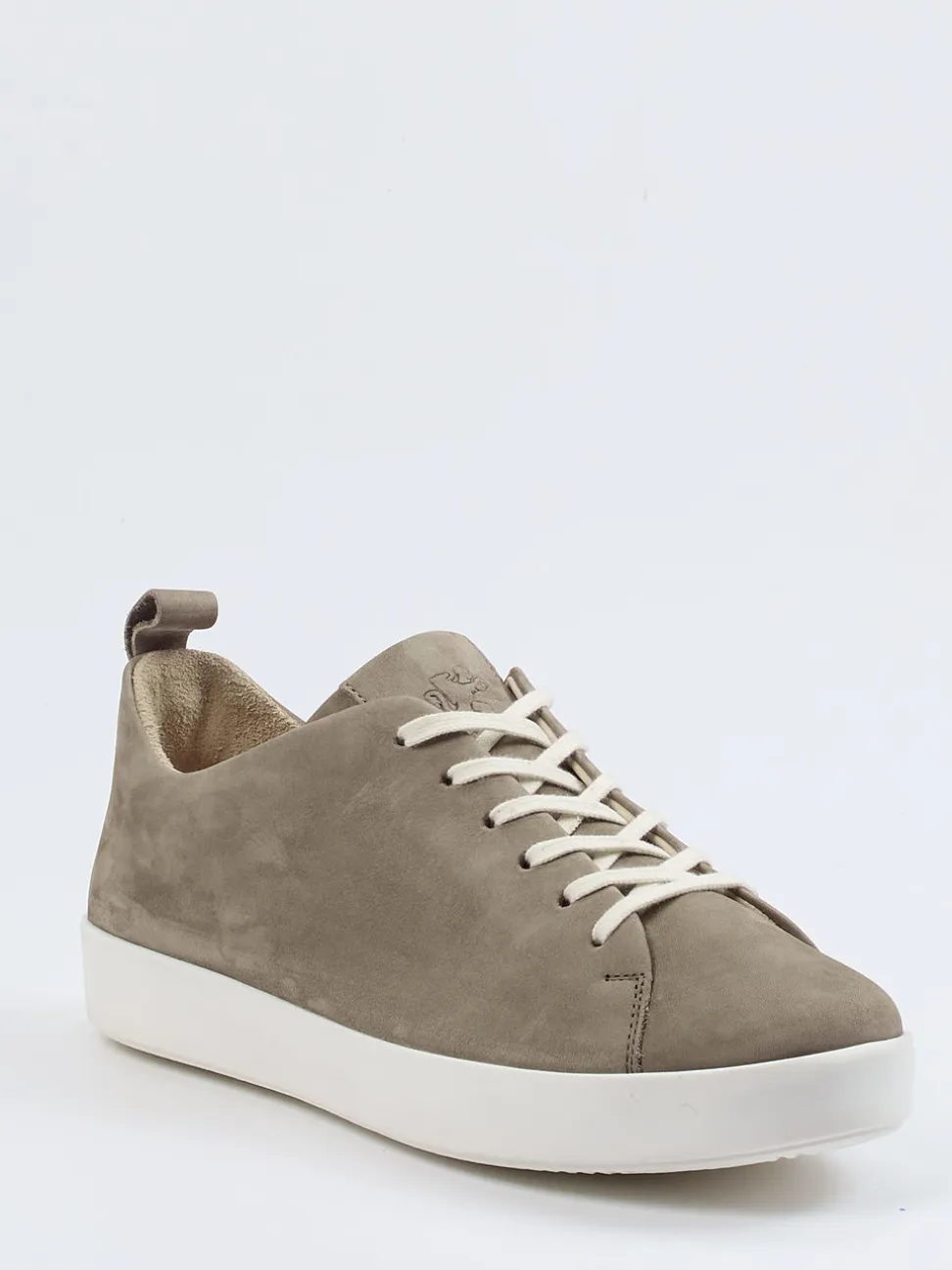 Werner – Sneaker aus Nubukleder in Taupe