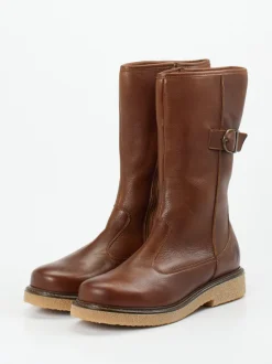 Werner – Stiefelette aus Kalbleder mittelbraun