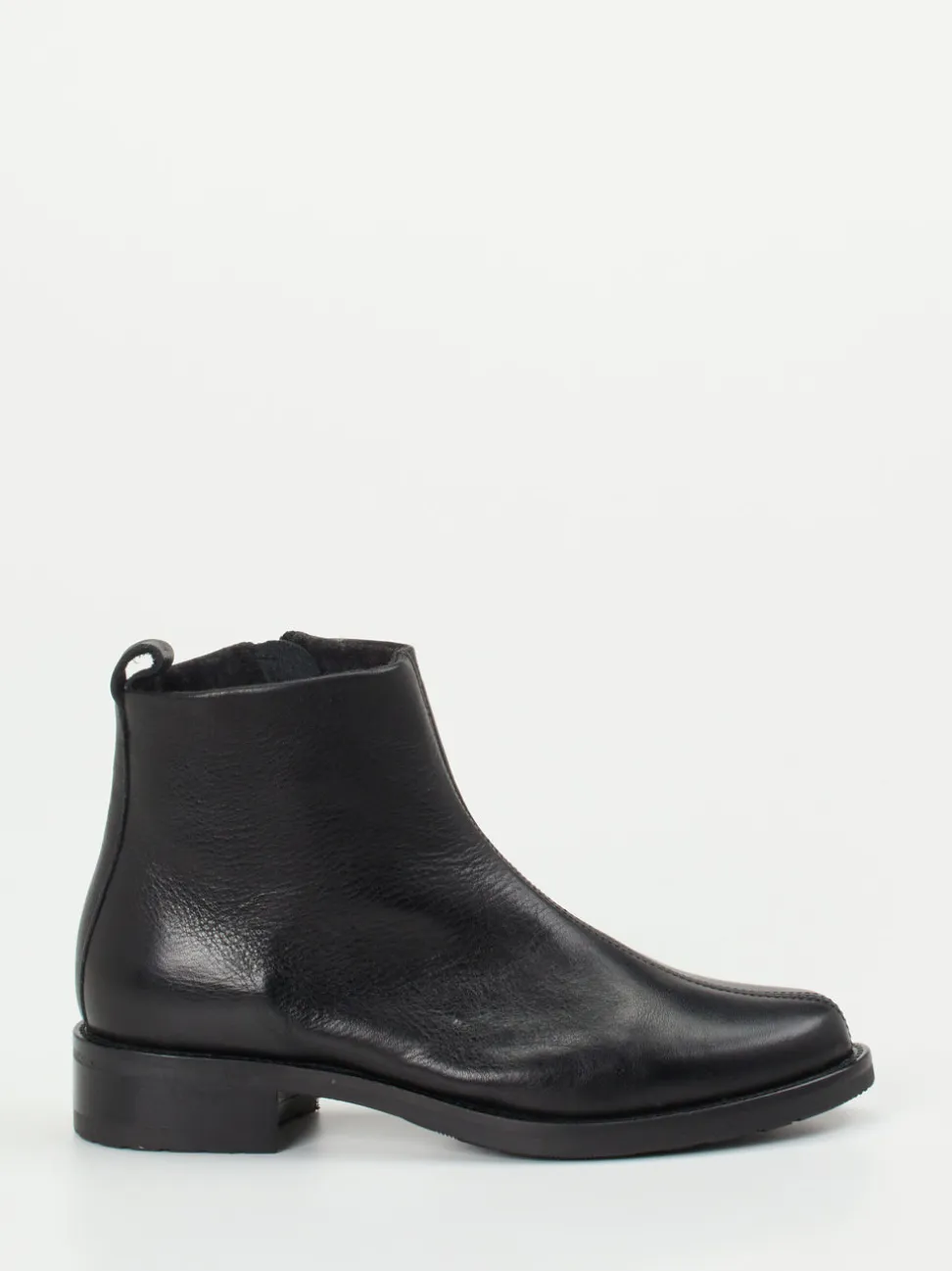 Werner – Stiefelette aus Kalbleder in Schwarz