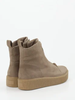 Werner – Stiefelette aus Nubukleder in Taupe