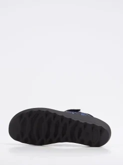 Westland – Hausschuh-Clog aus Textil in Dunkelblau