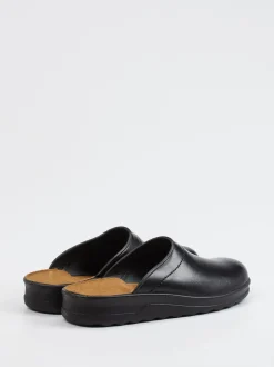 Westland – Hausschuh-Clog aus Kalbleder Schwarz