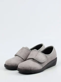 Westland – Klettslipper aus Textil mit floralem Muster