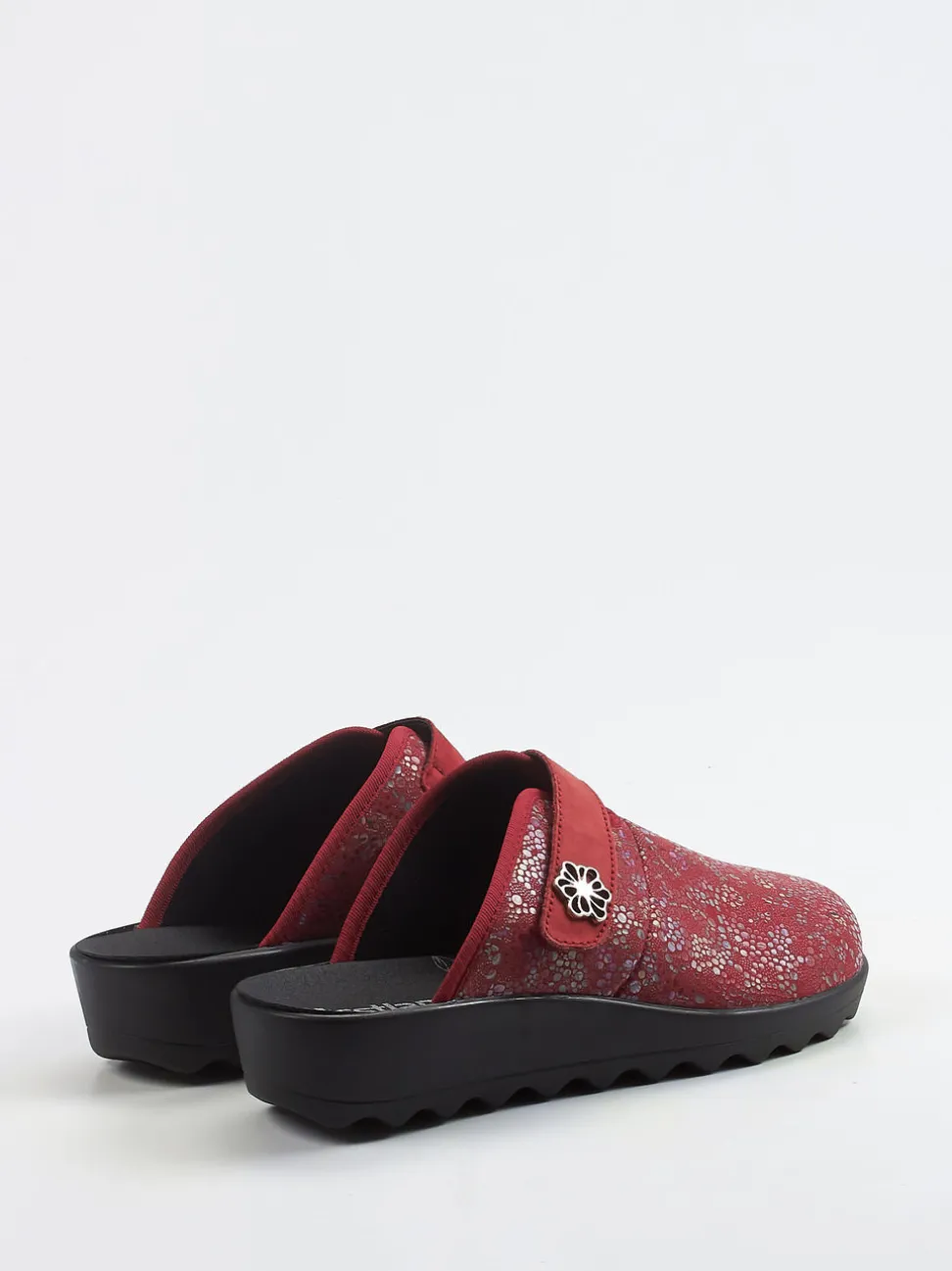Westland – Komfort-Pantolette aus Textil rotbraun