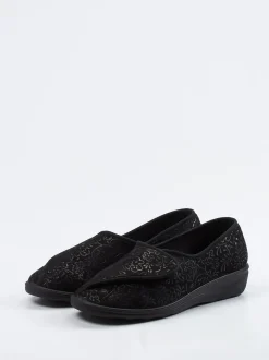 Westland – Komfort-Slipper aus Textil in Schwarz