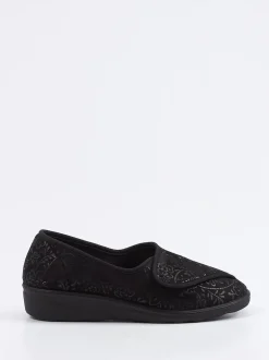 Westland – Komfort-Slipper aus Textil in Schwarz