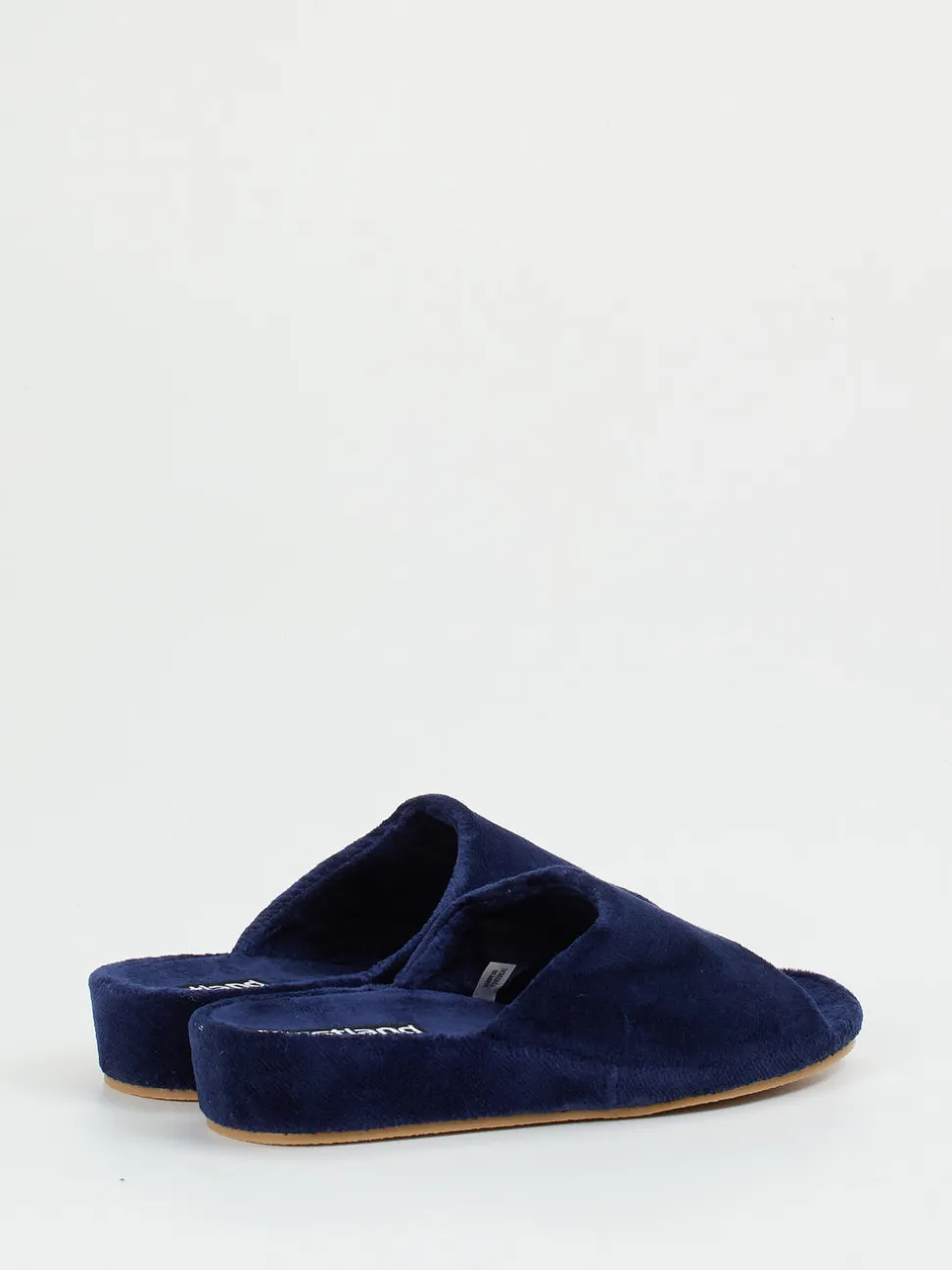 Westland – Pantolette aus Velours dunkelblau