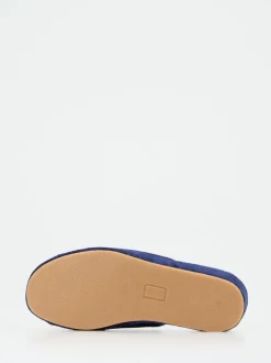 Westland – Pantolette aus Velours dunkelblau