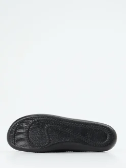 Westland – Pantolette aus Veloursleder Olivgrün