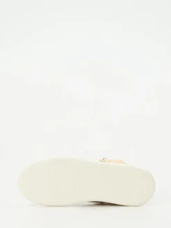Woolrich – High-Top Sneaker aus Veloursleder beige